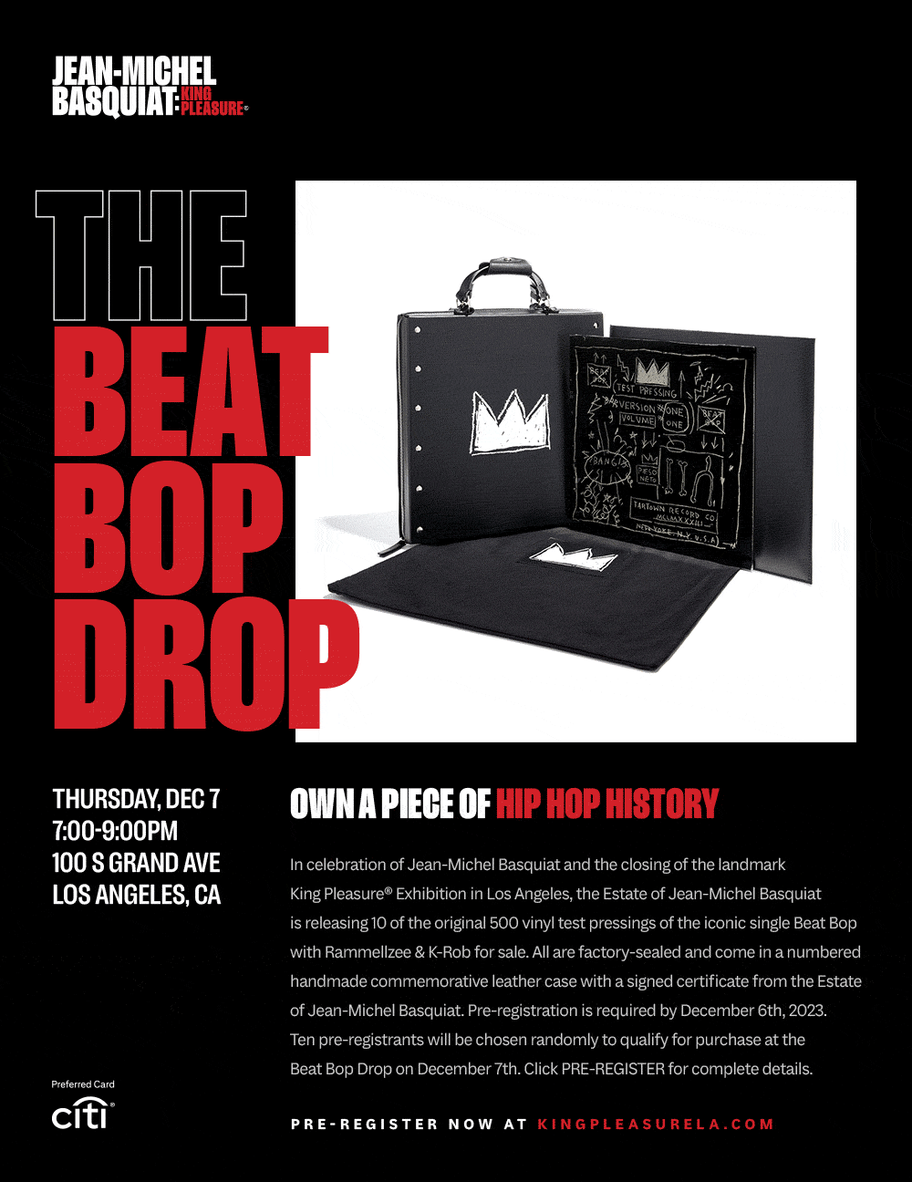 Beat Bop Drop partnership campaign animated graphic