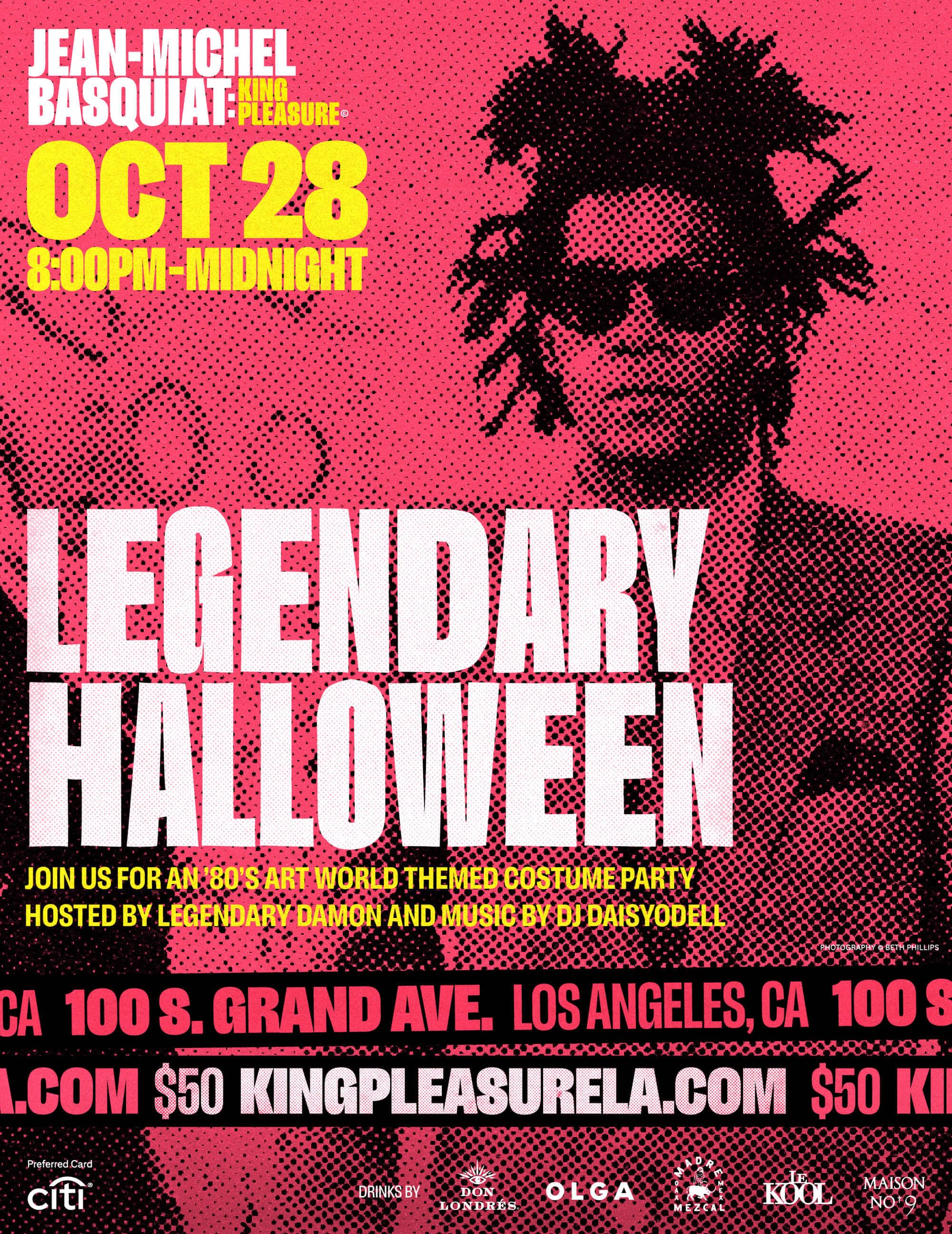Legendary Halloween event promotional poster