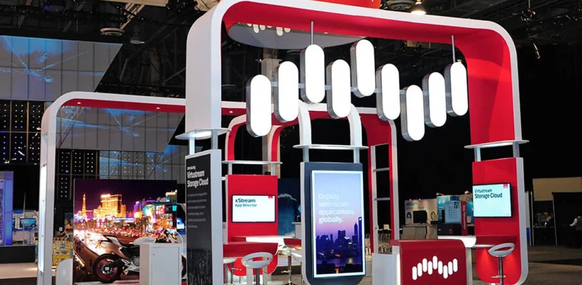 Experiential branded trade show pavilion architecture
