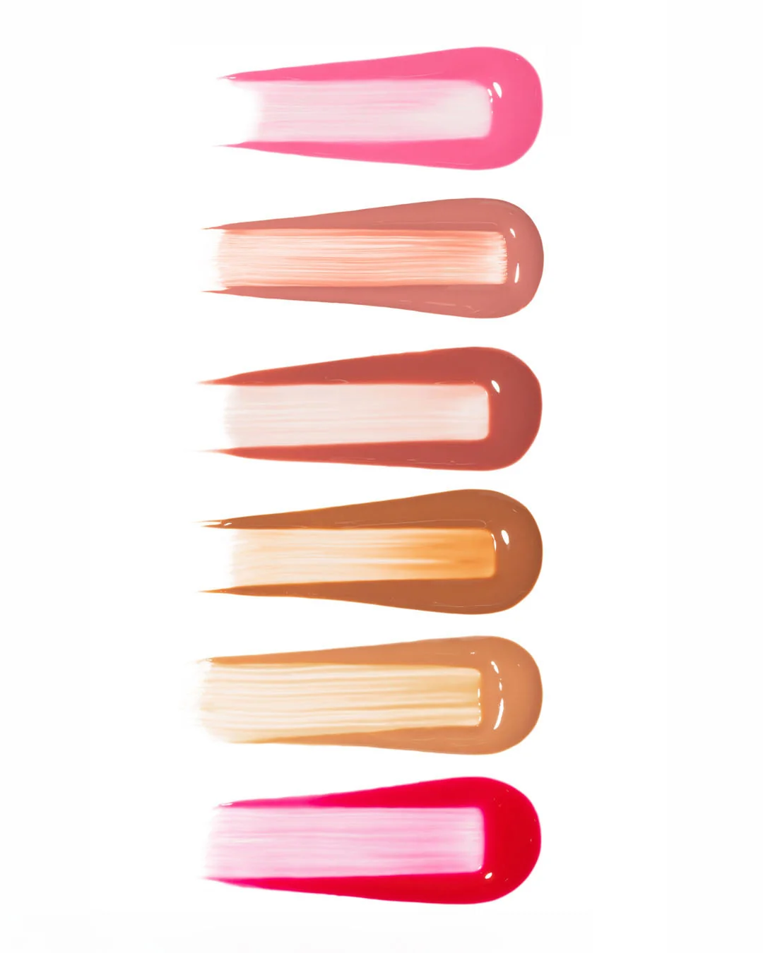 Supplied HRE Beauty cosmetic swatch smears on neutral ground