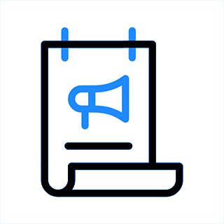 Animated targeted advertising bullseye icon