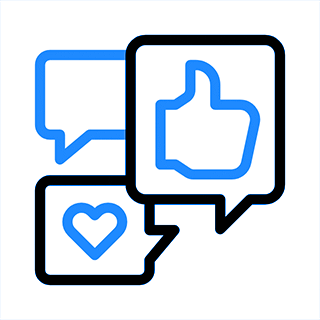 Animated subscriber rating and feedback star icon