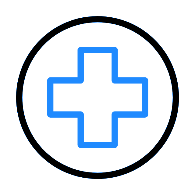 Animated platform system health and pulse monitor icon