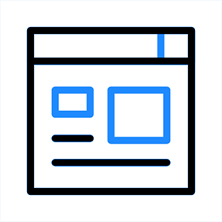 Animated web connectivity and cloud infrastructure icon