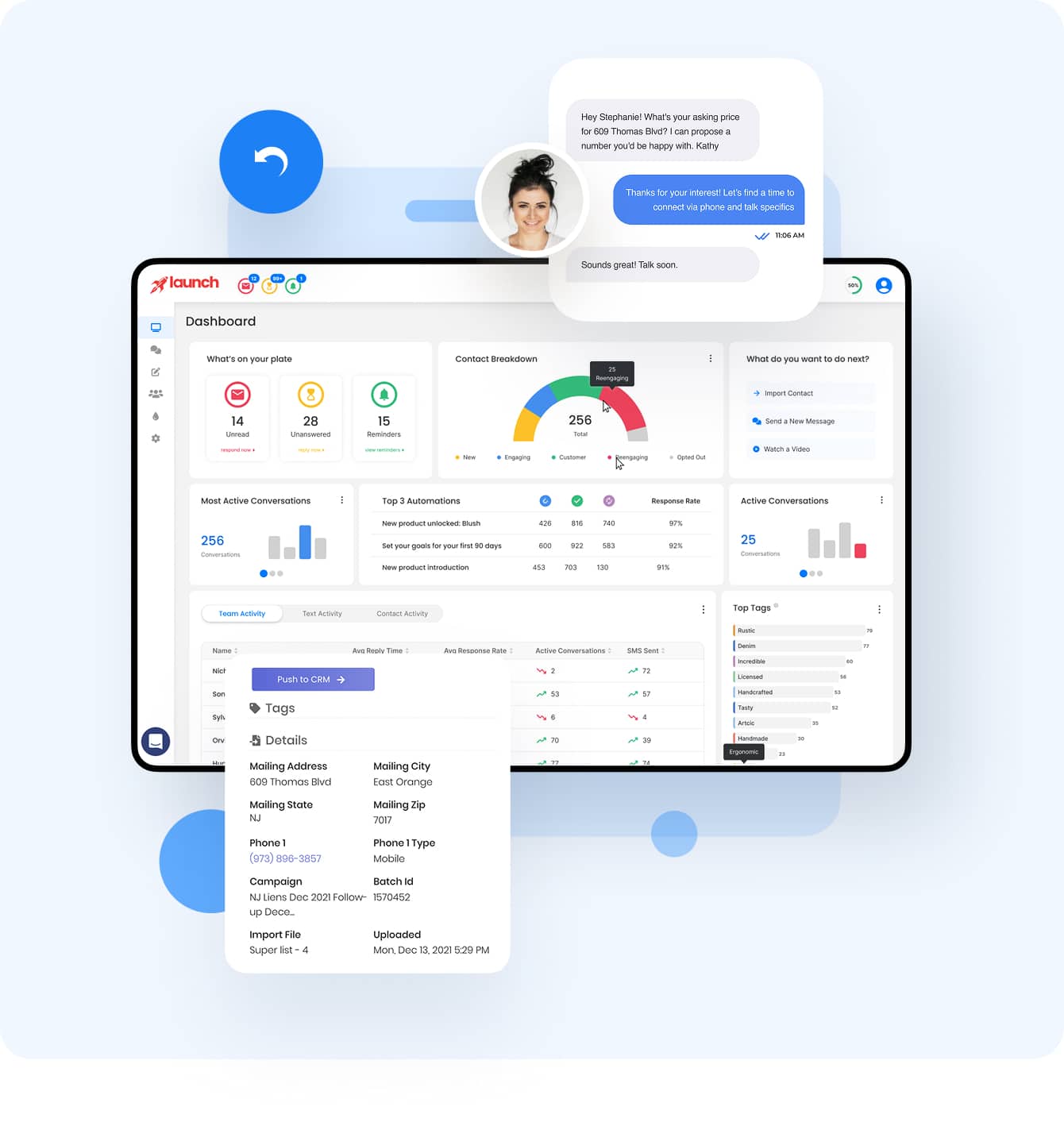 Launch Control enterprise SaaS responsive web platform and brand systems