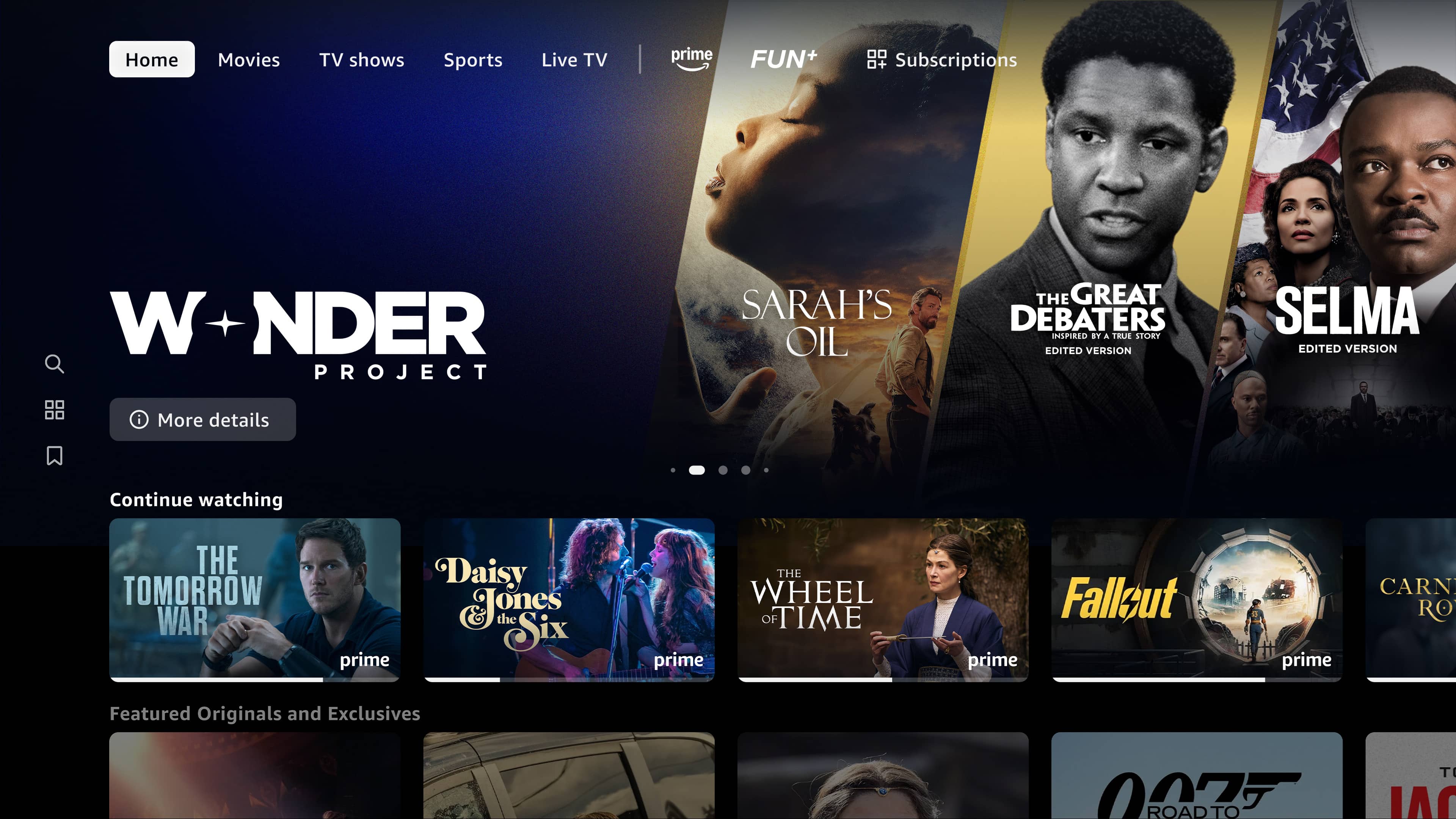 Multi-title living-room streaming placement and catalog merchandising system